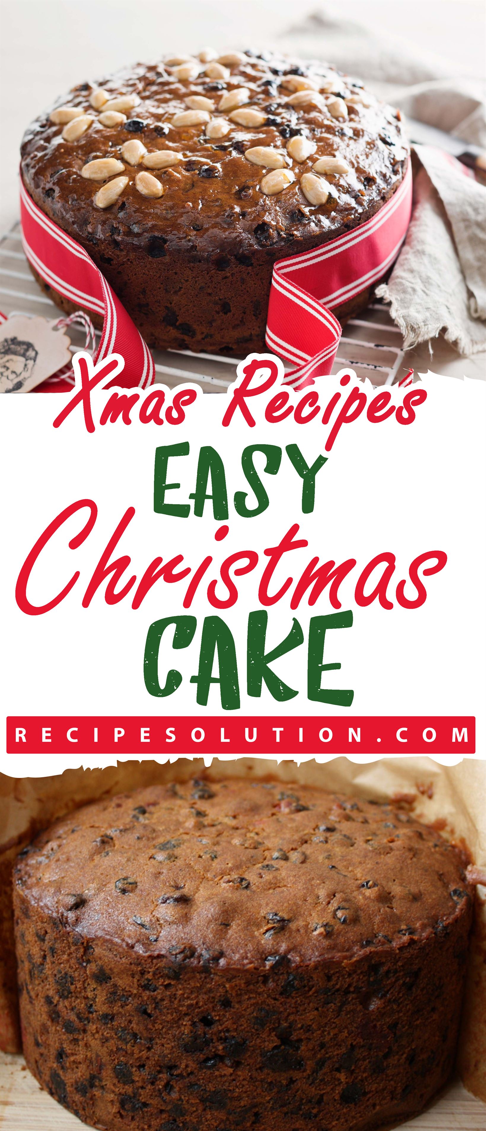 Easy Christmas Cake - Pioneer COOKERY 2025 | +1000 Best Pioneer Healthy Recipes