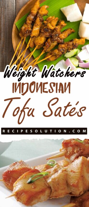 Indonesian Tofu Satés