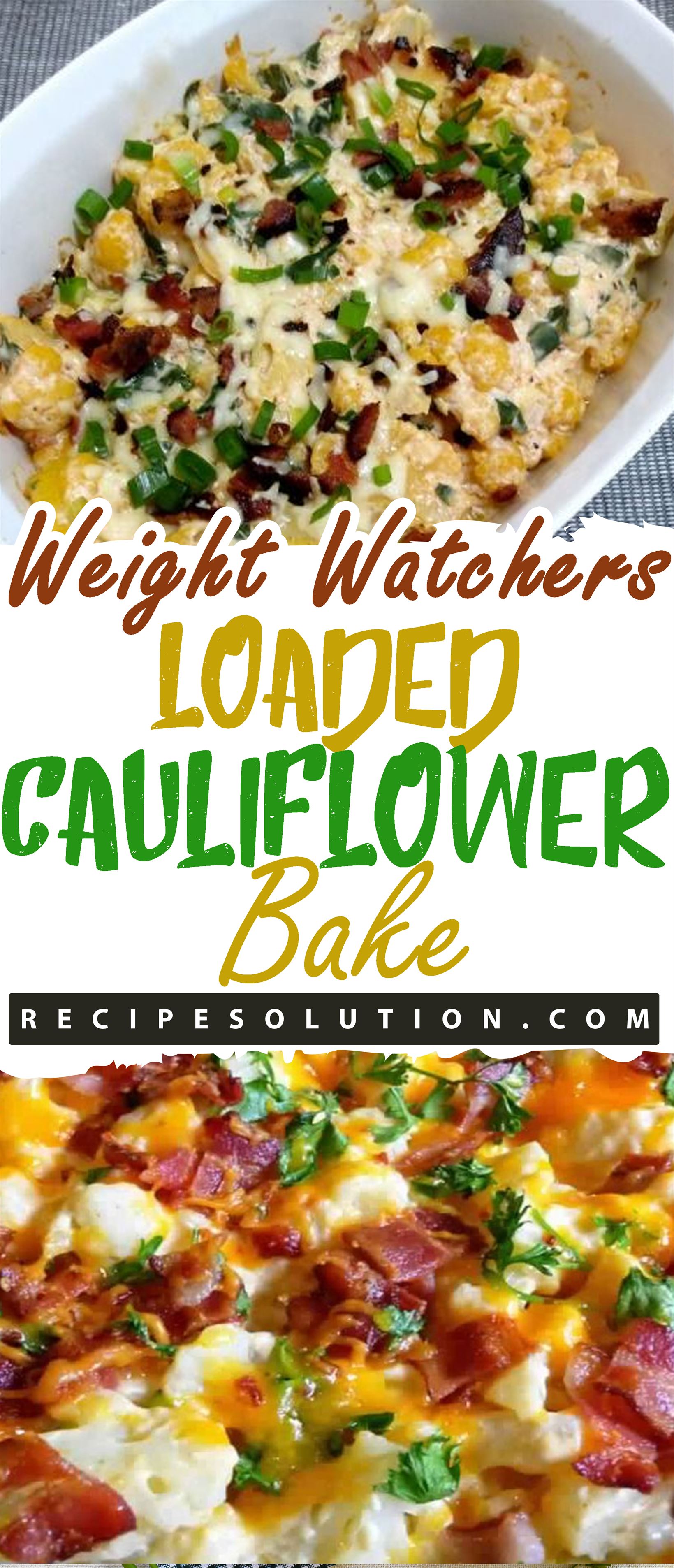 Loaded Cauliflower Bake - Pioneer COOKERY 2025 | +1000 Best Pioneer Healthy Recipes