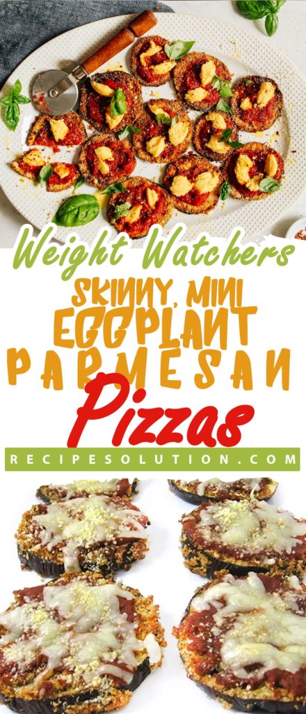 Skinny, Mini Eggplant Parmesan Pizzas - Pioneer COOKERY 2025 | +1000 Best Pioneer Healthy Recipes