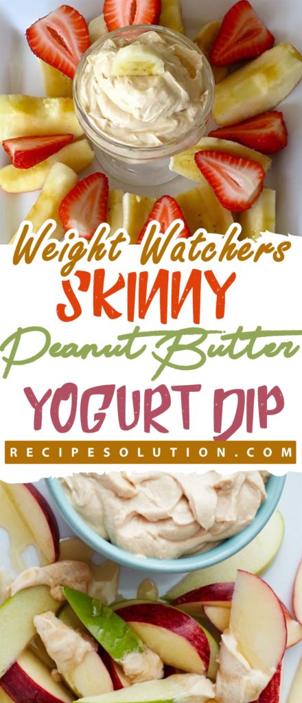 Skinny Peanut Butter Yogurt Dip - Pioneer COOKERY 2025 | +1000 Best Pioneer Healthy Recipes