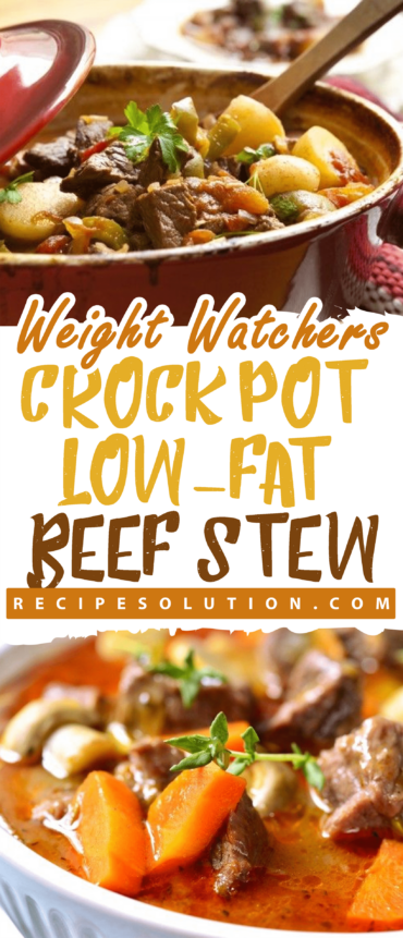 Crock Pot Low-Fat Beef Stew