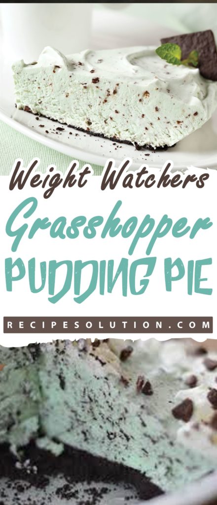 Grasshopper Pudding Pie - Pioneer COOKERY 2025 | +1000 Best Pioneer Healthy Recipes