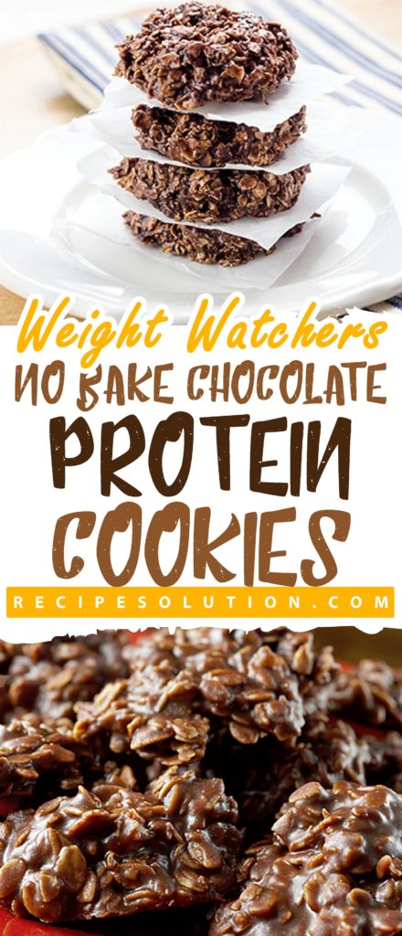 No Bake Chocolate Protein Cookies