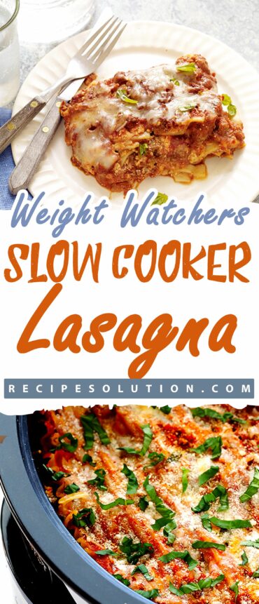 Slow Cooker Lasagna