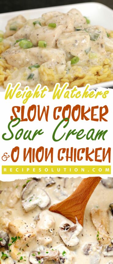 Slow cooker Sour Cream and Onion Chicken