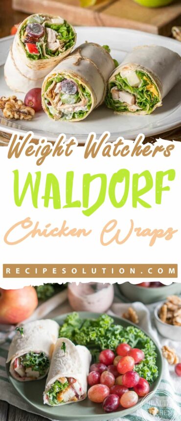 waldorf chicken wraps