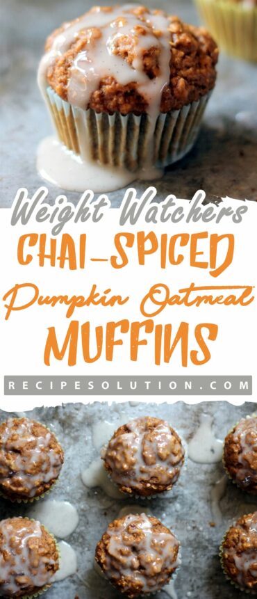 Chai-Spiced Pumpkin Oatmeal Muffins