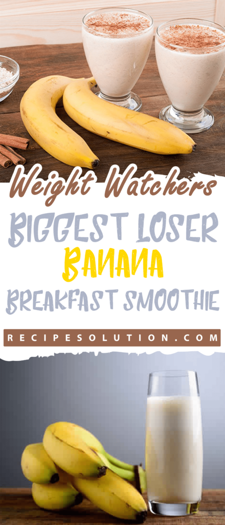 Biggest Loser Banana Breakfast Smoothie - Pioneer COOKERY 2025 | +1000 Best Pioneer Healthy Recipes