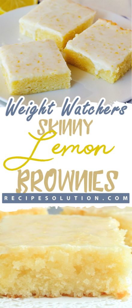 Skinny Lemon Brownies - Pioneer COOKERY 2025 | +1000 Best Pioneer Healthy Recipes