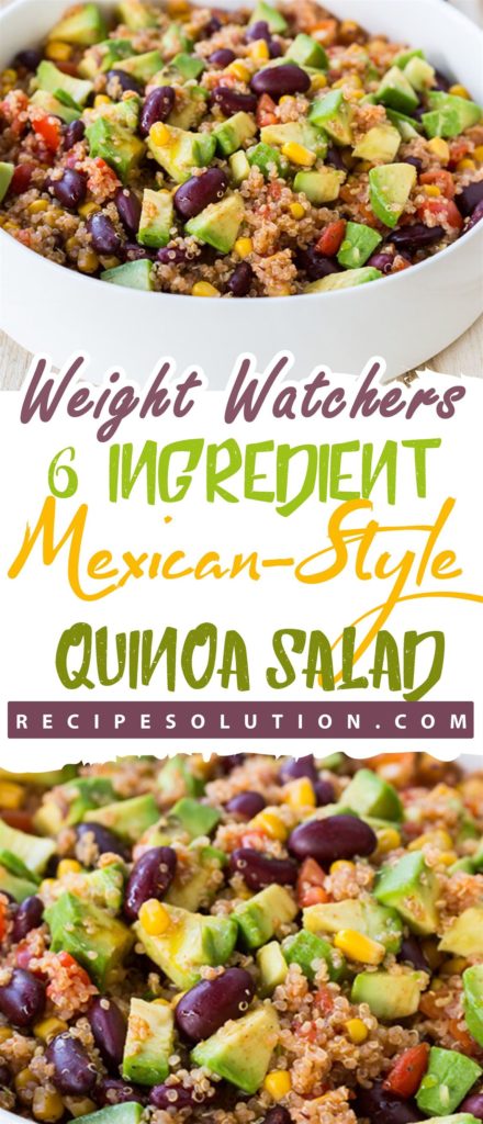 6-Ingredient Mexican-Style Quinoa Salad