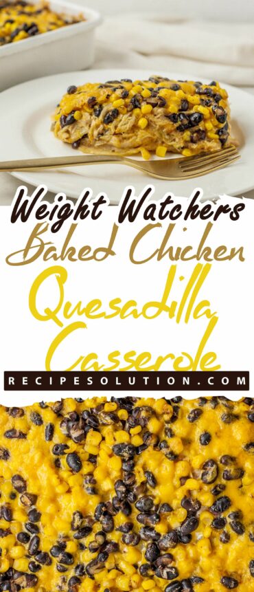 Baked Chicken Quesadilla Casserole