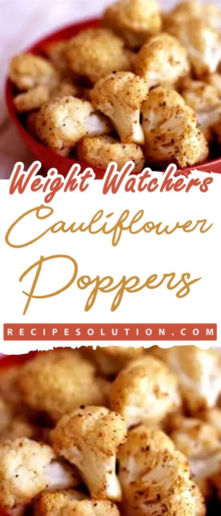 Cauliflower Poppers - Pioneer COOKERY 2025 | +1000 Best Pioneer Healthy Recipes