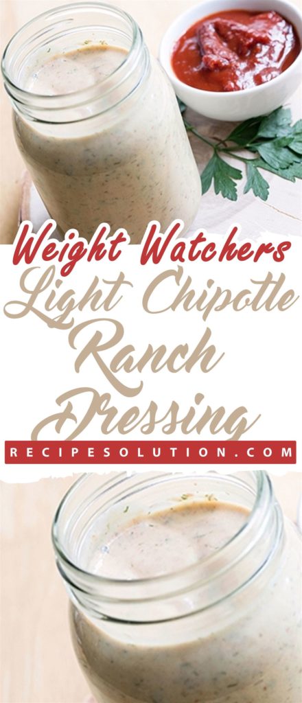 LIGHT CHIPOTLE RANCH DRESSING - Pioneer COOKERY 2025 | +1000 Best Pioneer Healthy Recipes