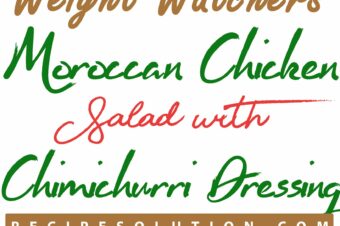 Moroccan Chicken Salad with Chimichurri Dressing