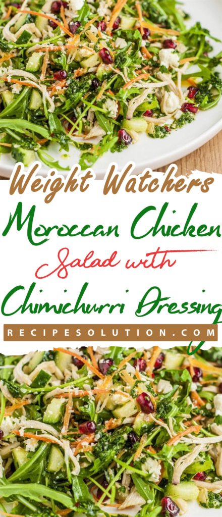 Moroccan Chicken Salad with Chimichurri Dressing - Pioneer COOKERY 2025 | +1000 Best Pioneer Healthy Recipes