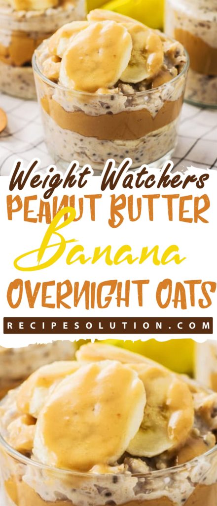 Peanut Butter Banana Overnight Oats - Pioneer COOKERY 2025 | +1000 Best Pioneer Healthy Recipes