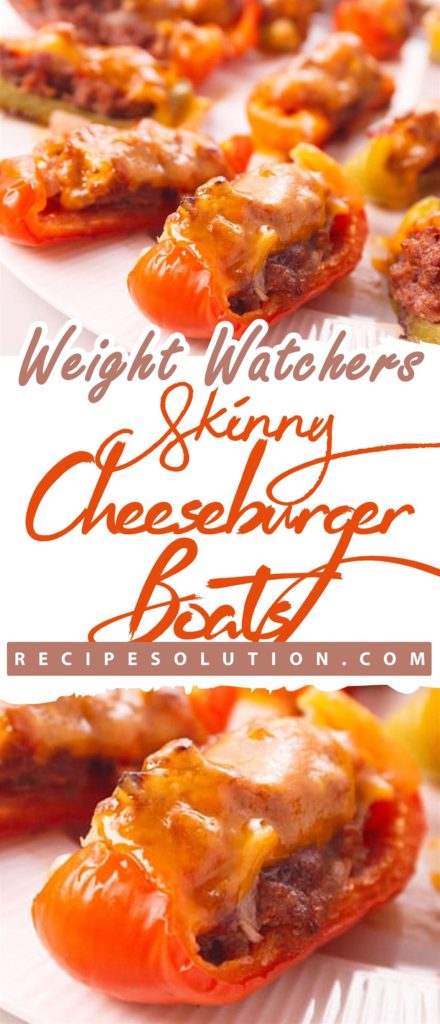 Skinny Cheeseburger Boats - Pioneer COOKERY 2025 | +1000 Best Pioneer Healthy Recipes