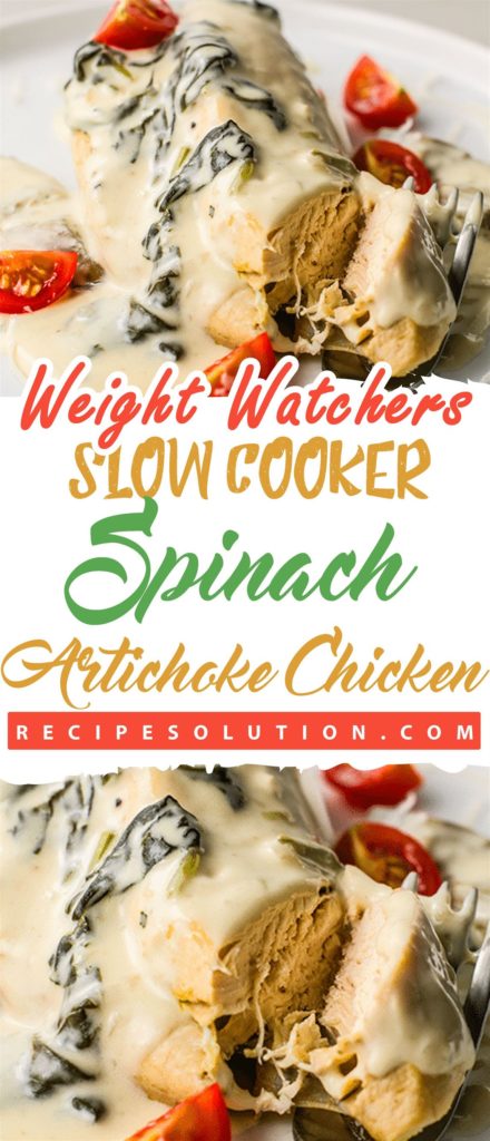 Slow Cooker Spinach Artichoke Chicken - Pioneer COOKERY 2025 | +1000 Best Pioneer Healthy Recipes