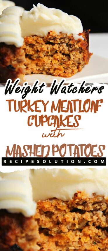 Turkey Meatloaf Cupcakes with Mashed Potatoes