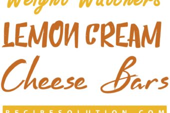 Weight Watchers Lemon Cream Cheese Bars!!!