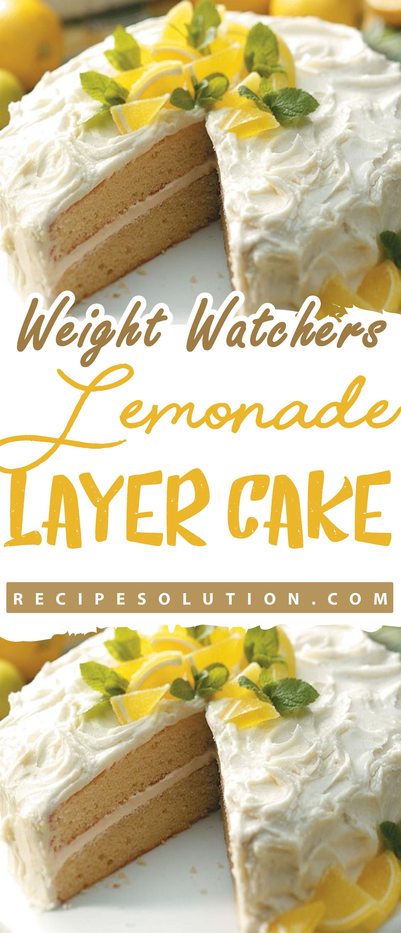 Weight Watchers Lemonade Layer Cake!!! - Pioneer COOKERY 2025 | +1000 Best Pioneer Healthy Recipes