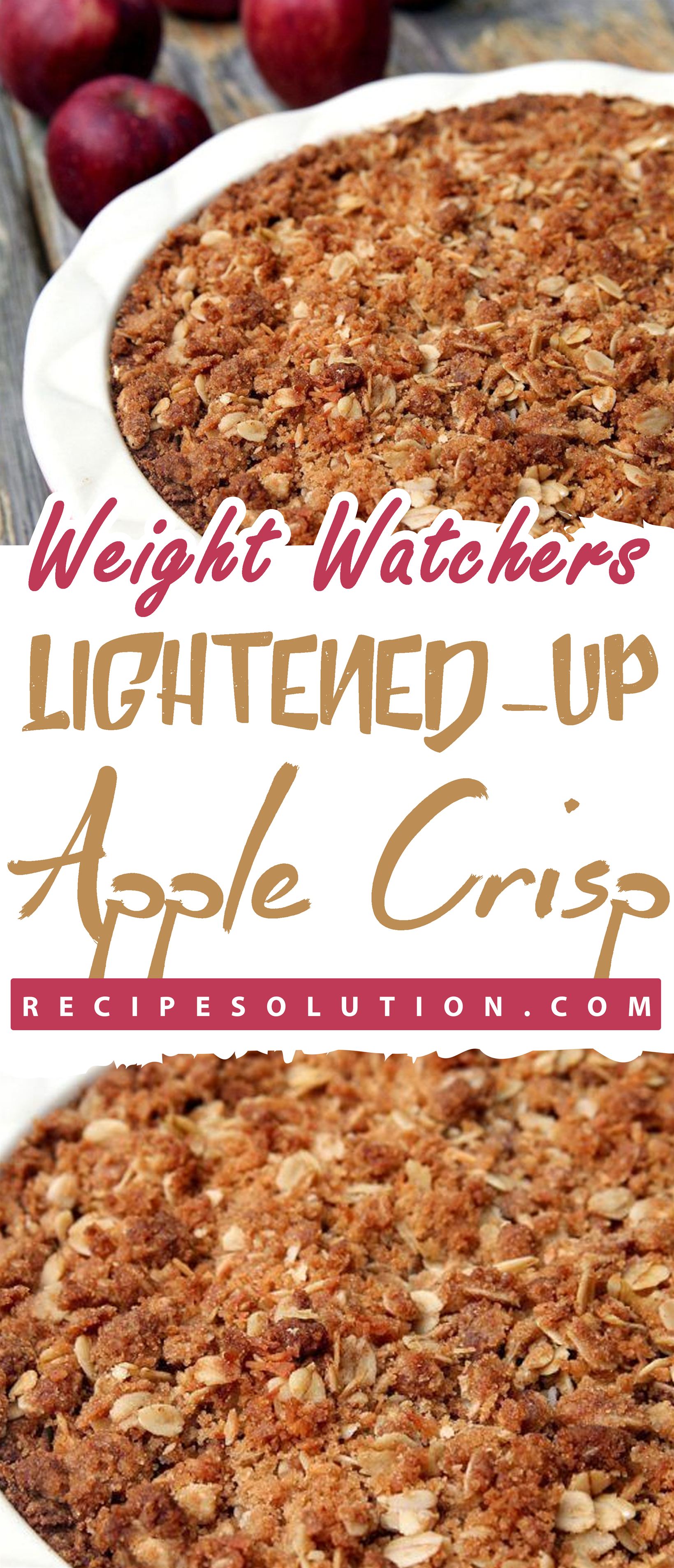 Weight Watchers Lightened-Up Apple Crisp!!! - Pioneer COOKERY 2025 | +1000 Best Pioneer Healthy Recipes