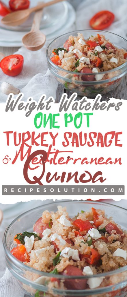 One Pot Turkey Sausage and Mediterranean Quinoa - Pioneer COOKERY 2025 | +1000 Best Pioneer Healthy Recipes