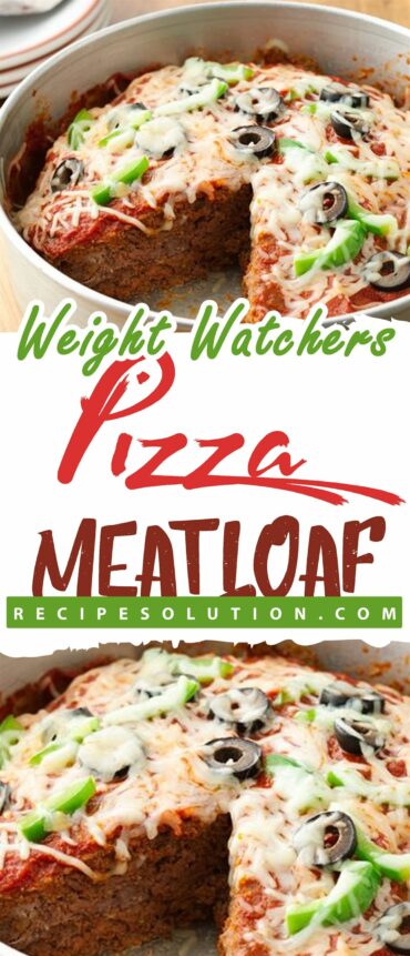 Weight Watchers Pizza Meatloaf!!!