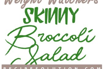 Weight Watchers Skinny Broccoli Salad!!!