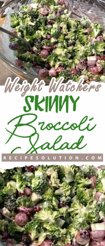 Weight Watchers Skinny Broccoli Salad!!!