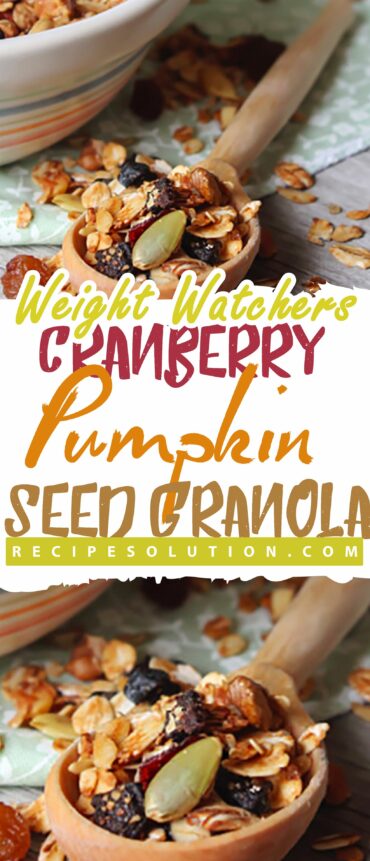 Cranberry Pumpkin Seed Granola