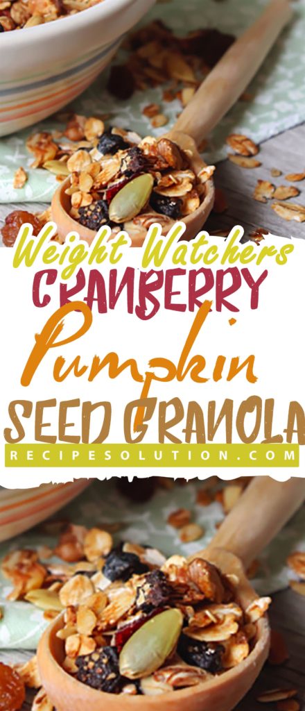 Cranberry Pumpkin Seed Granola - Pioneer COOKERY 2025 | +1000 Best Pioneer Healthy Recipes