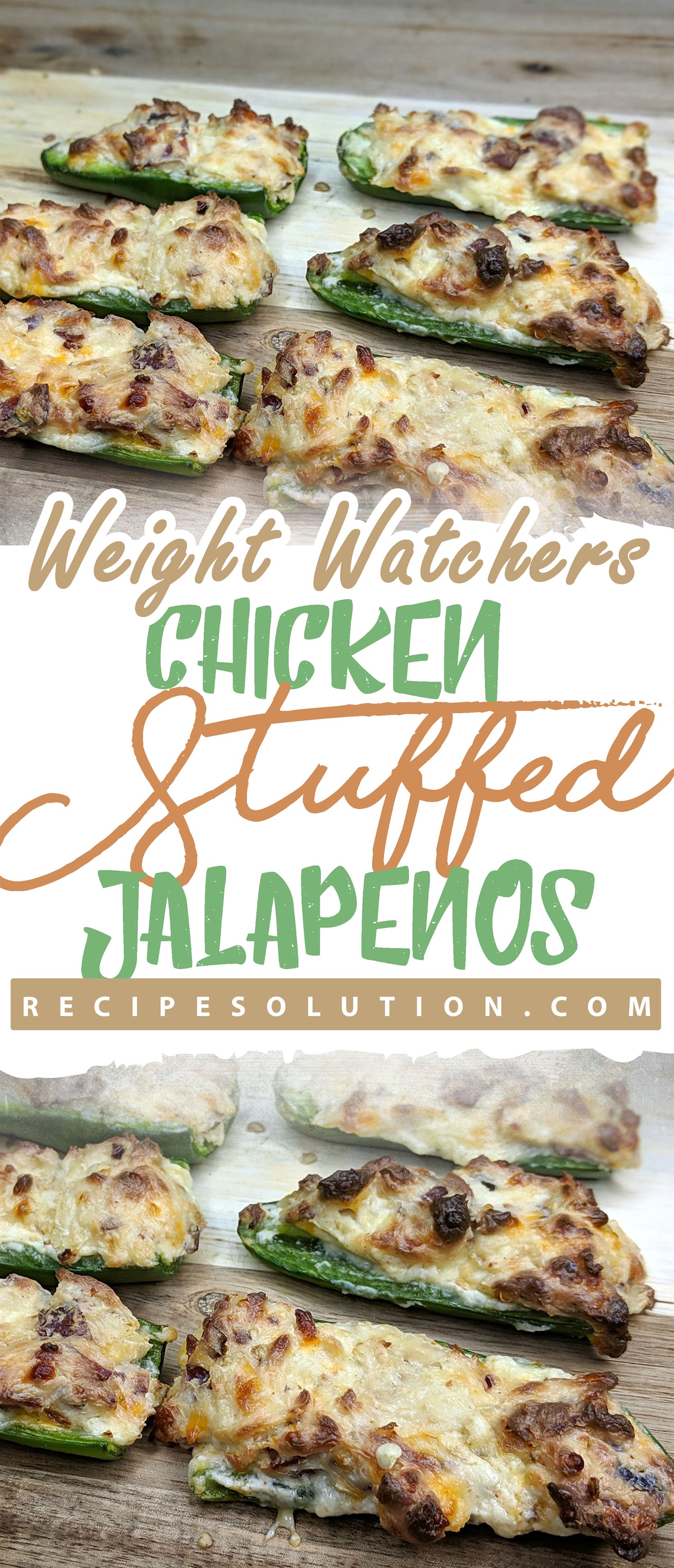 Weight Watchers Chicken Stuffed Jalapenos!!!