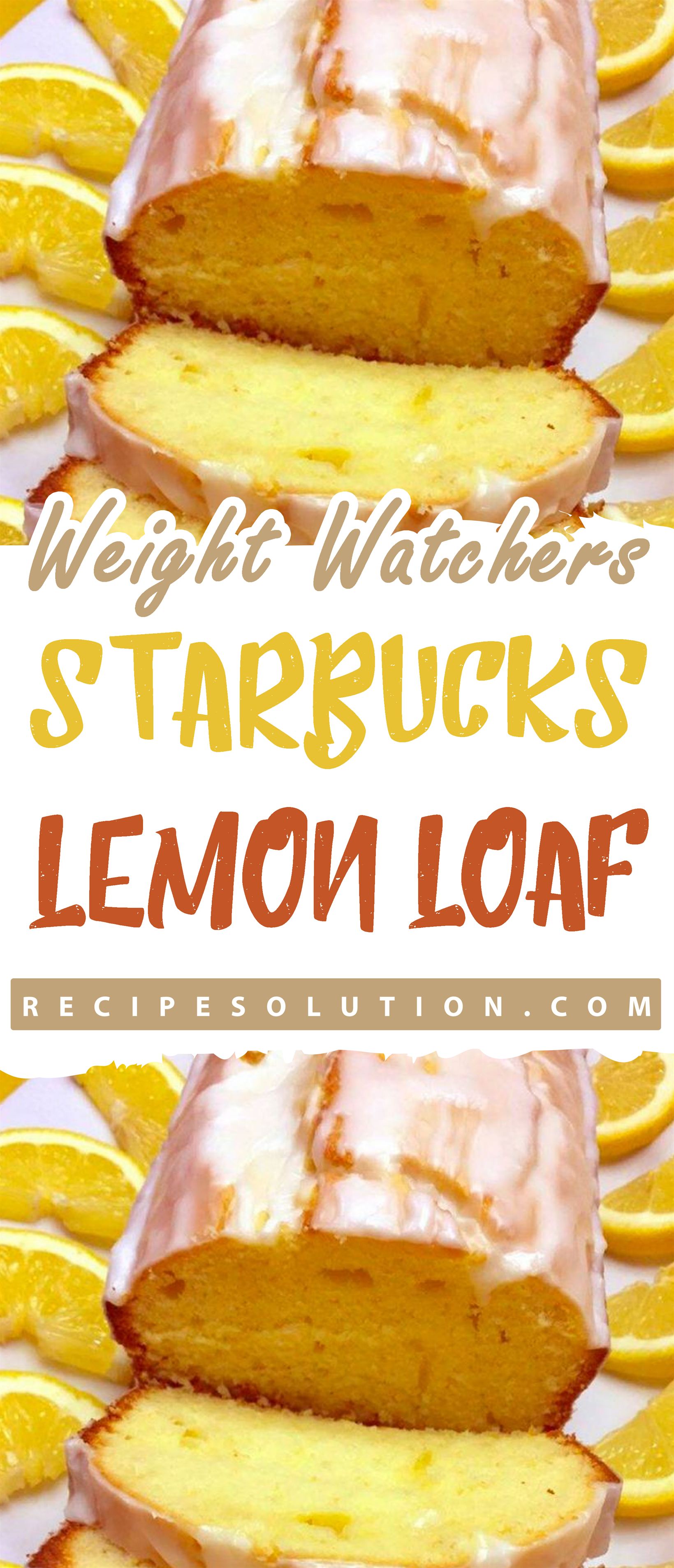 Weight Watchers Starbucks Lemon Loaf!!!