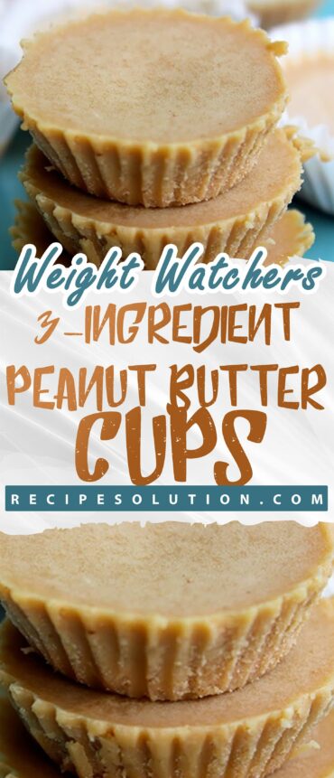 3-Ingredient Peanut Butter Cups