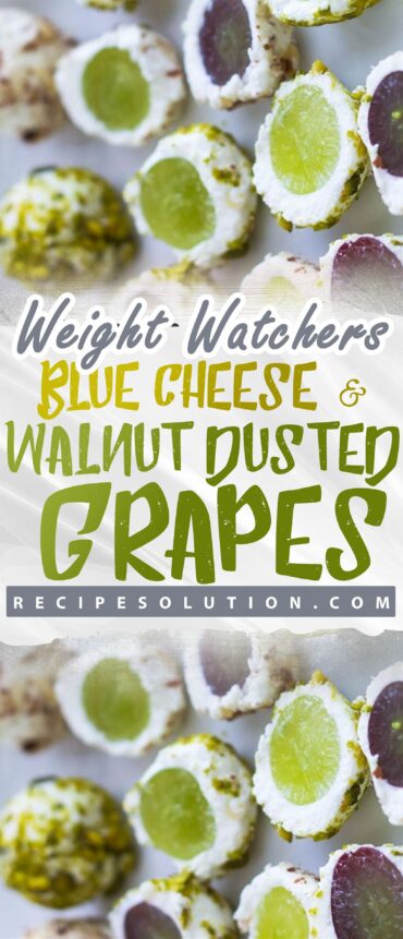 BLUE CHEESE AND WALNUT DUSTED GRAPES