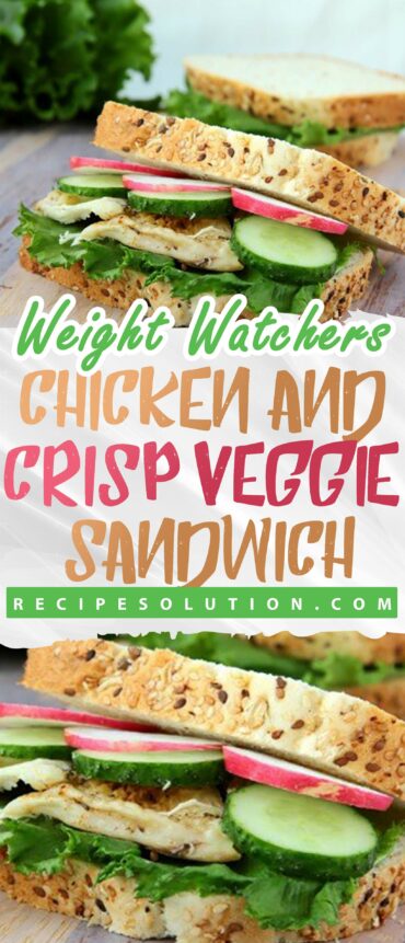 Chicken and Crisp Veggie Sandwich