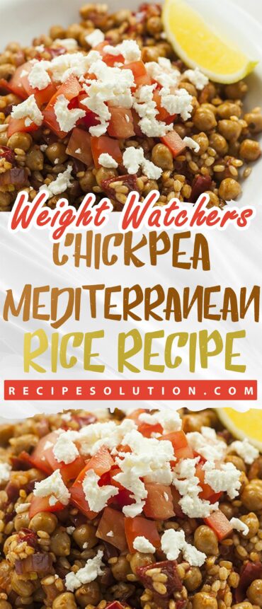 Chickpea Mediterranean Rice Recipe