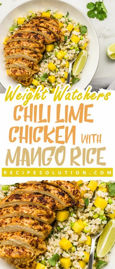 Chili Lime Chicken with Mango Rice