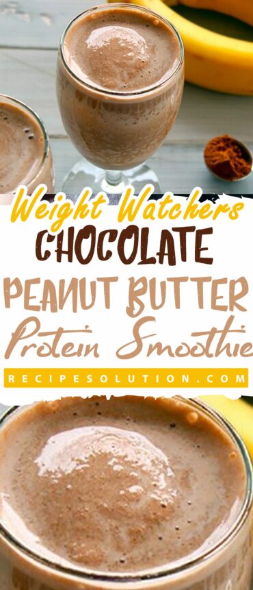 Chocolate Peanut Butter Protein Smoothie