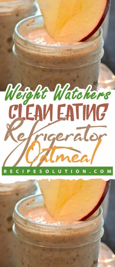 Clean Eating Refrigerator Oatmeal