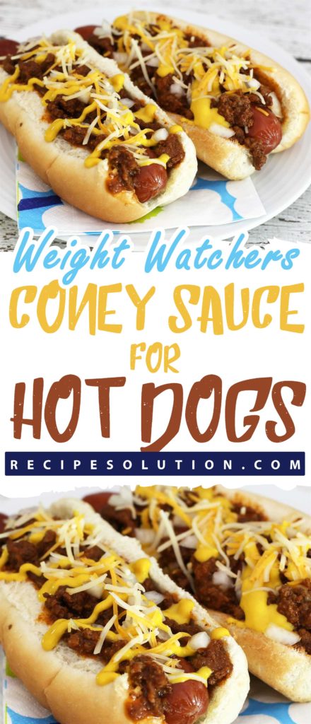 Coney Sauce for hot dogs - Pioneer COOKERY 2025 | +1000 Best Pioneer Healthy Recipes