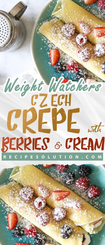 CZECH CREPES WITH BERRIES AND CREAM