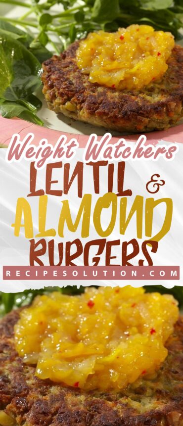 Lentil & Almond Burgers