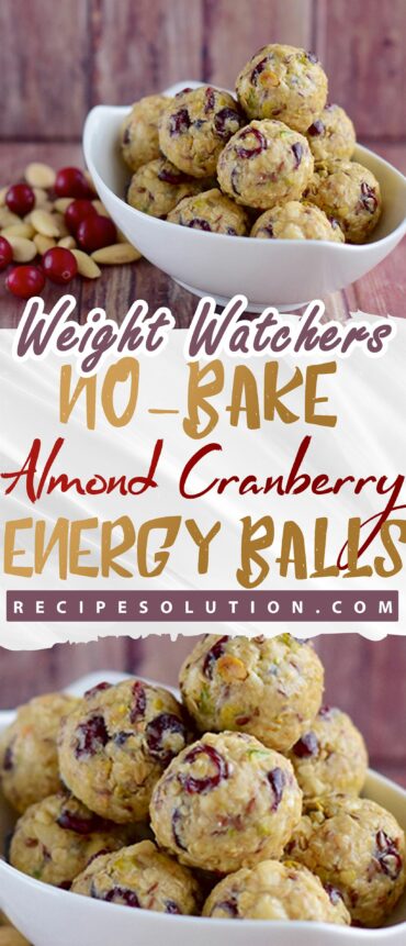 No-Bake Almond Cranberry Energy Balls