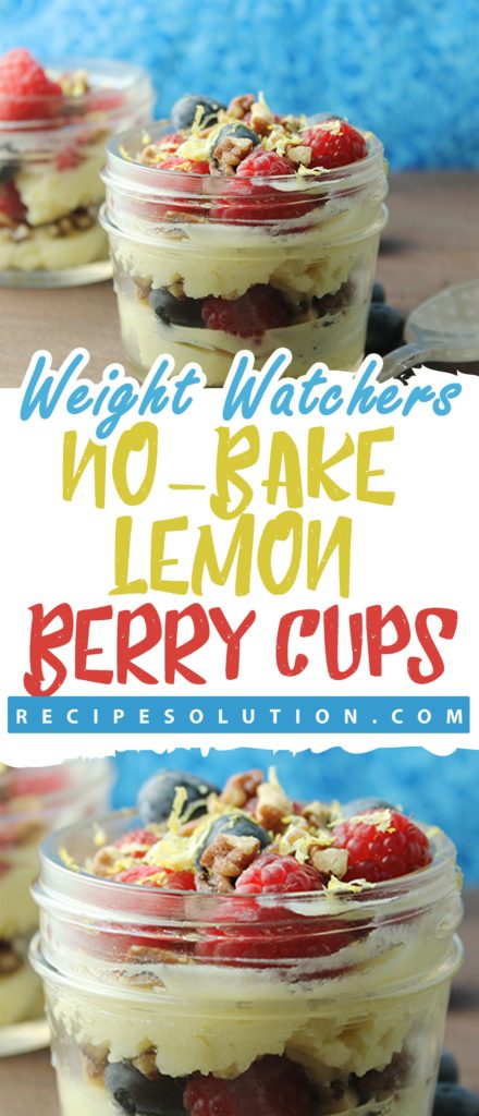 No-Bake Lemon Berry Cups - Pioneer COOKERY 2025 | +1000 Best Pioneer Healthy Recipes