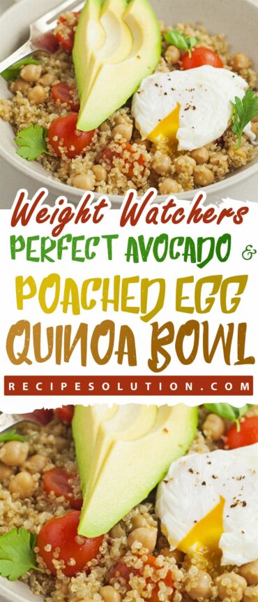 Perfect Avocado and Poached Egg Quinoa Bowl