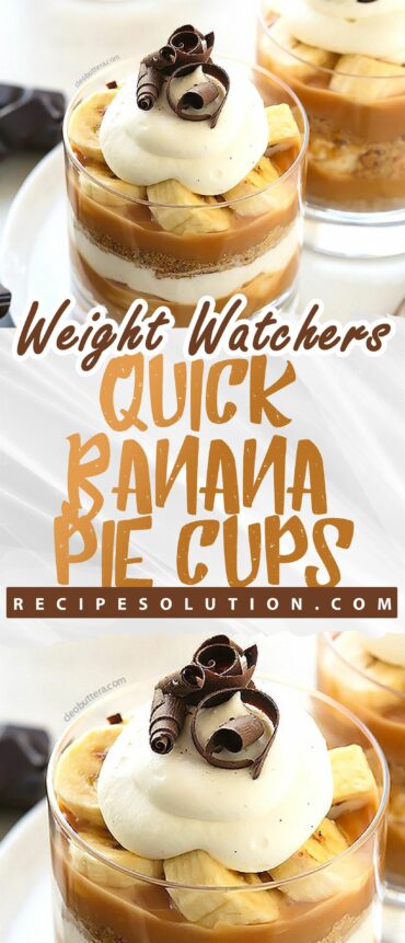 Quick Banana Pie Cups