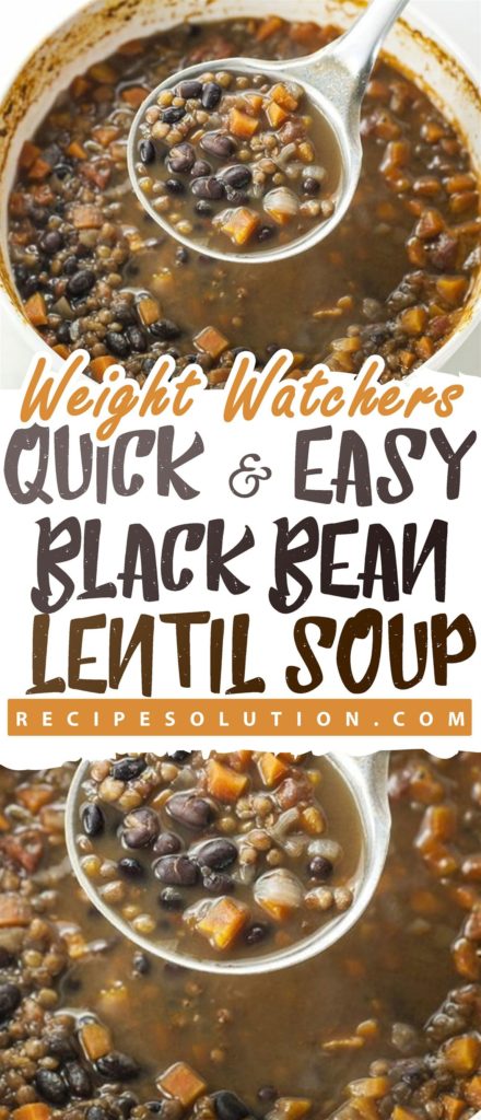 Quick & Easy Black Bean Lentil Soup - Pioneer COOKERY 2025 | +1000 Best Pioneer Healthy Recipes